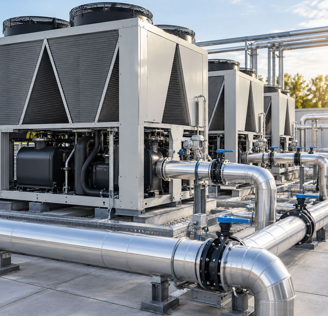 stamex vente installation groupe eau glacee chillers
